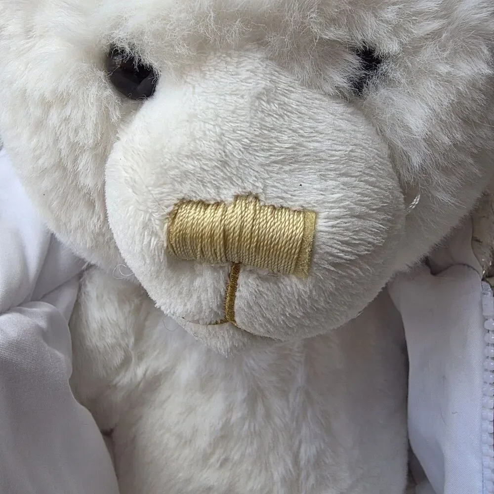 FAO Schwarz 160th Anniversary Teddy Bear Plush Gold Jacket Collectible-Limited